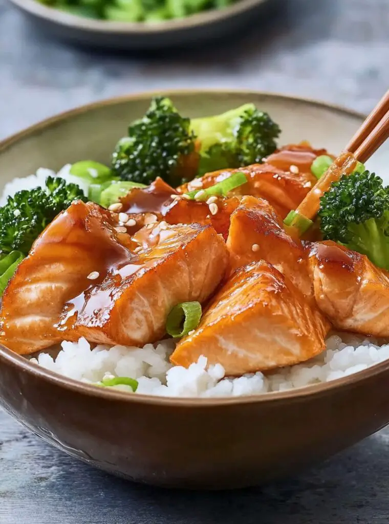 Teriyaki Salmon Bowl