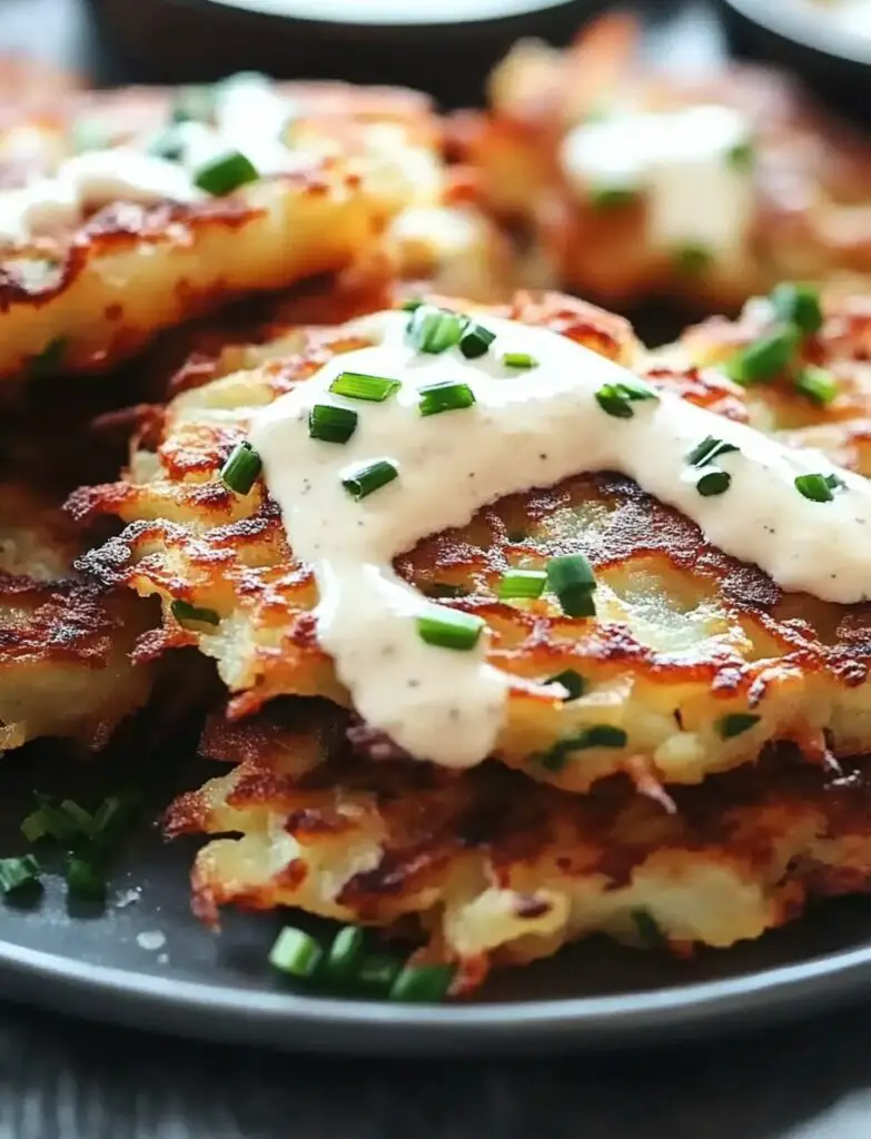 Chive Potato Latkes