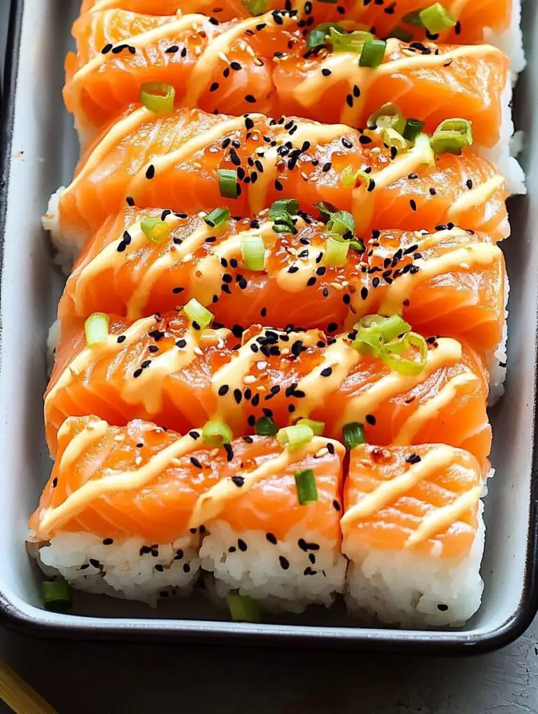 Salmon Sushi Bake