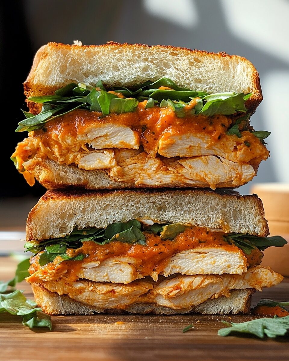 Crunchy Chicken Romesco Sandwich