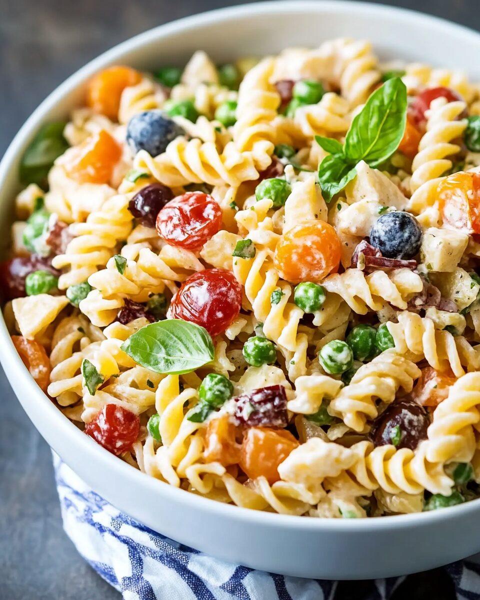 Creamy Pasta Salad with Vegetables