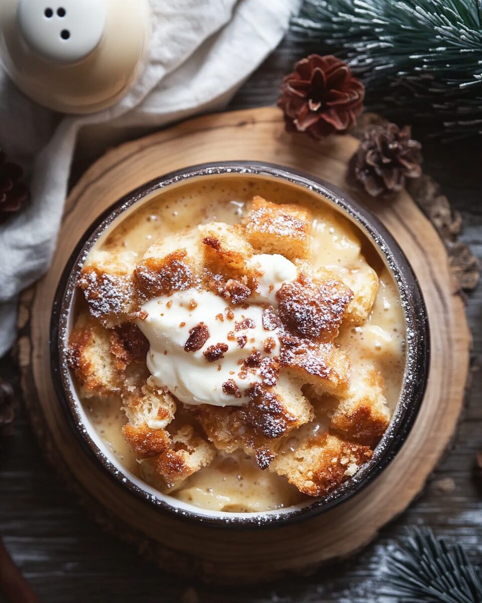 Eggnog Bread Pudding