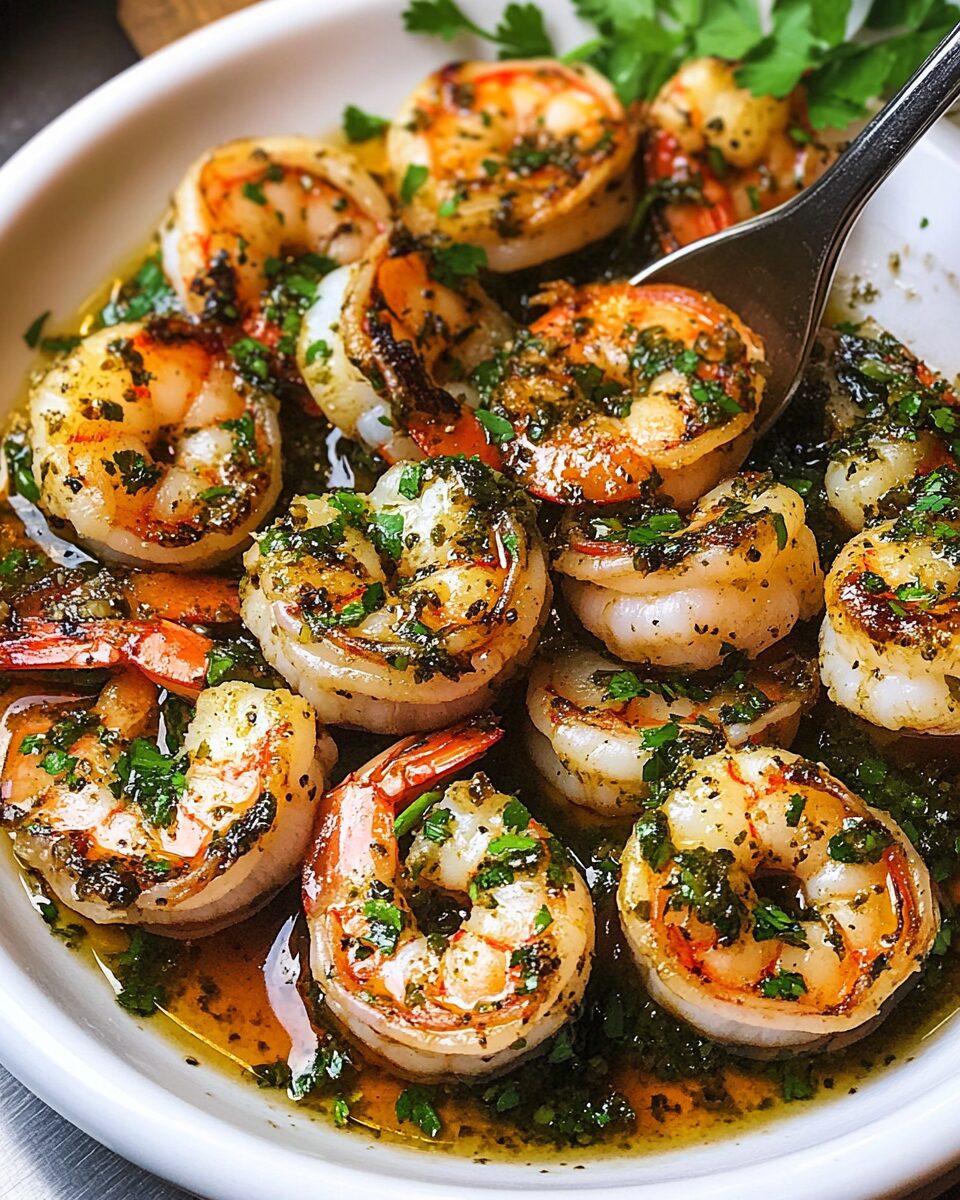 Pan-Seared Chimichurri Shrimp