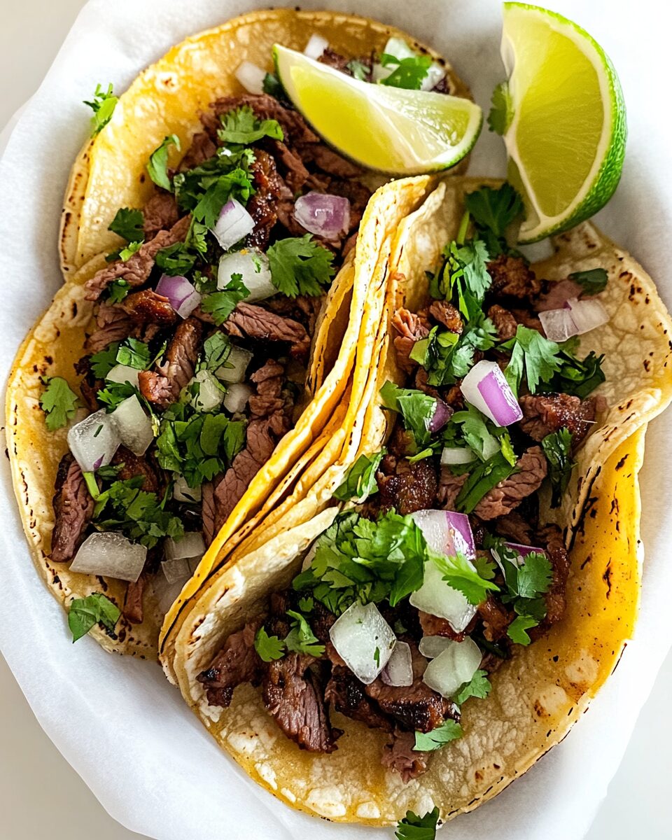Stovetop Carne Asada Street-Style Tacos