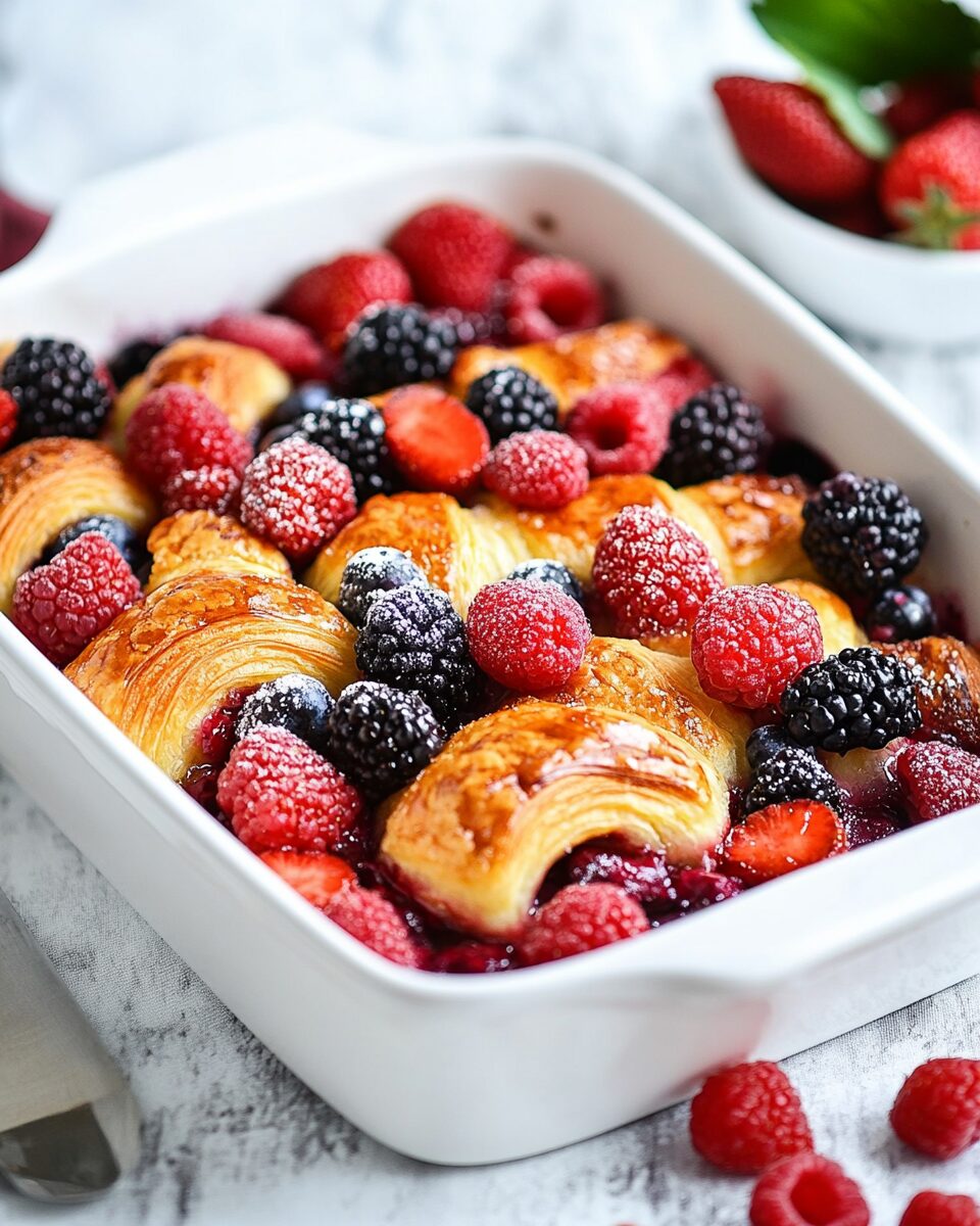 Berry Croissant Bake