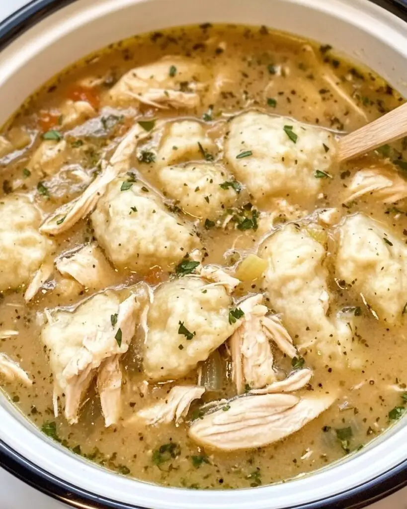 Crockpot Chicken and Dumplings