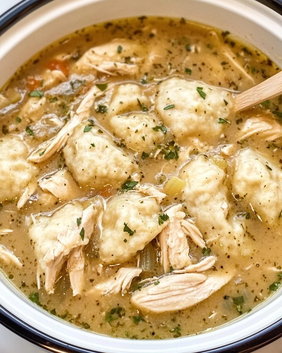 Crockpot Chicken and Dumplings