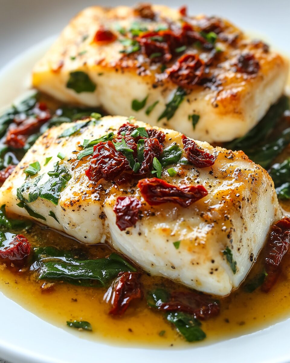 Creamy Keto Tuscan Cod