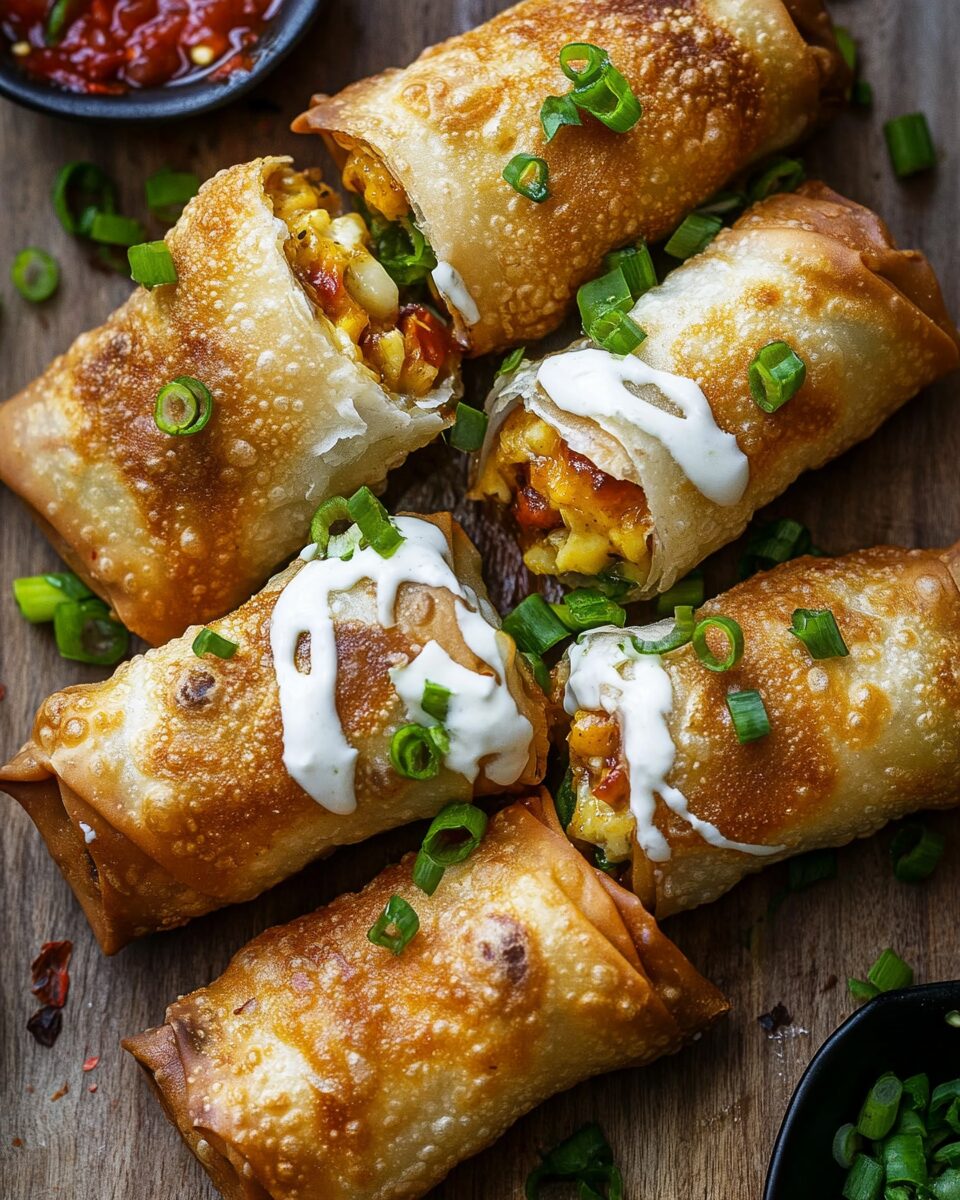 Jalapeno Popper Egg Rolls