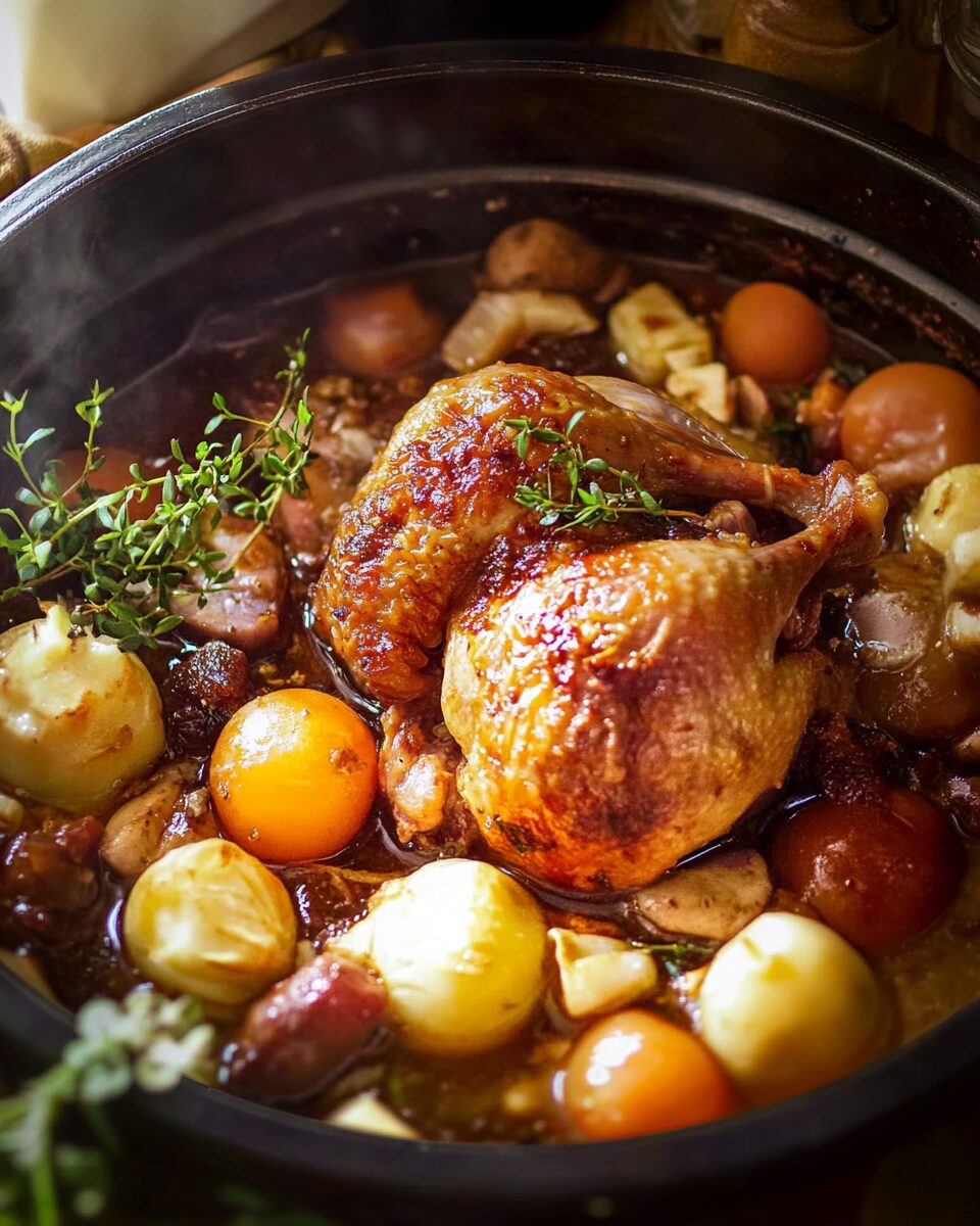 Slow Cooker Coq au Vin