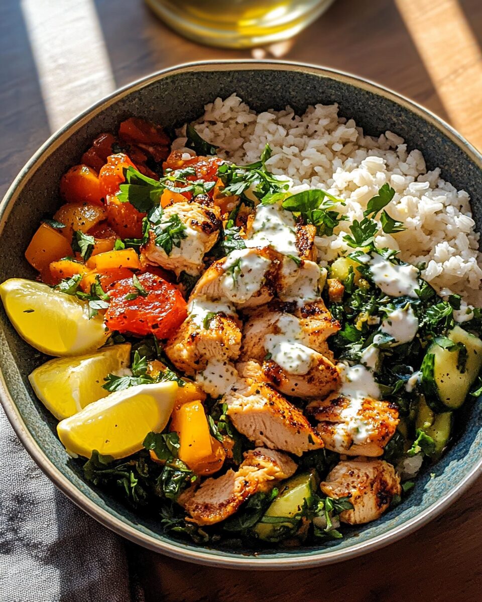 Mediterranean Chicken Bowls