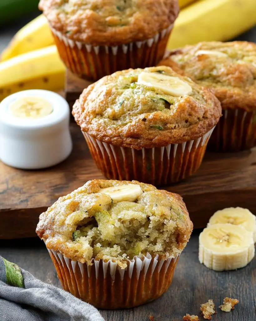 Banana Zucchini Muffins