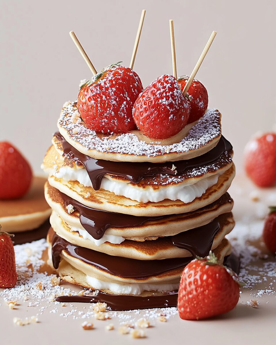 Nutella Pancake Stacks