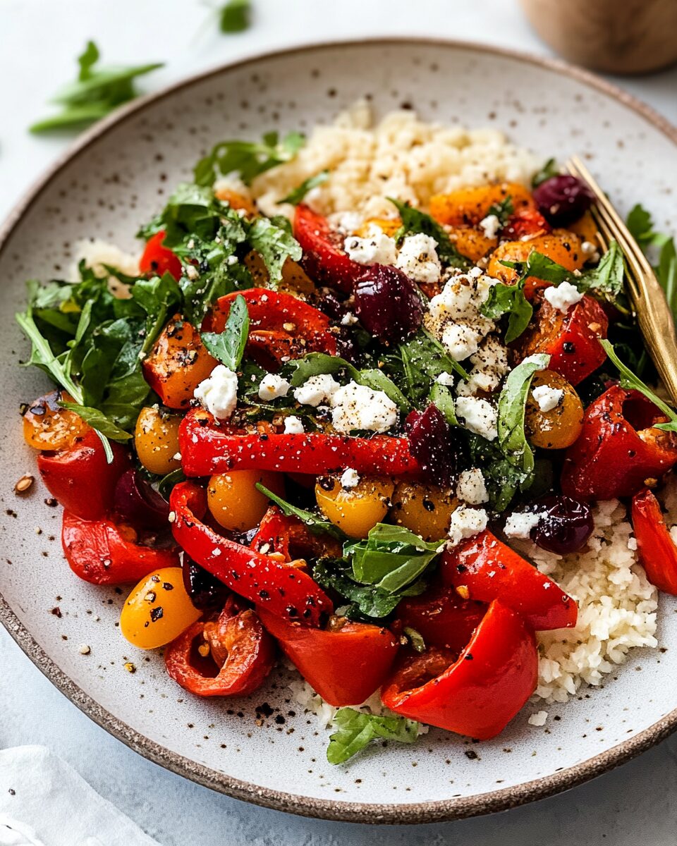 Roasted Red Pepper Salad