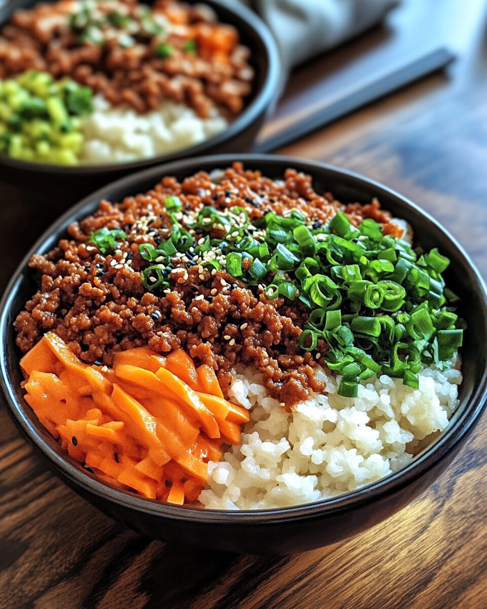 Korean Ground Beef Bowl