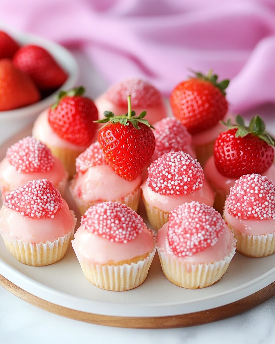 No-Bake Strawberry Cheesecake Bites