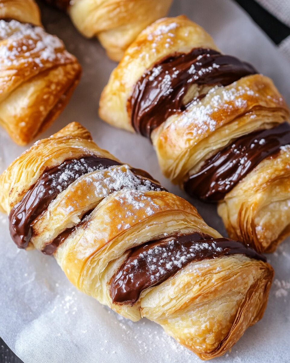 Puff Pastry Nutella Twists