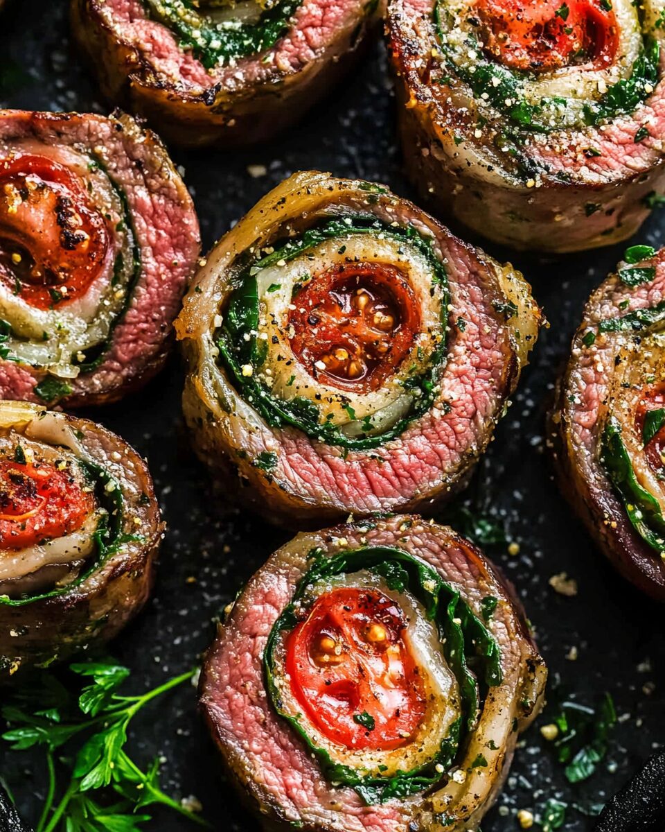 Sun-Dried Tomato Pesto Stuffed Flank Steak