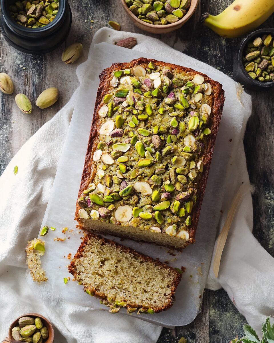 Pistachio Banana Bread