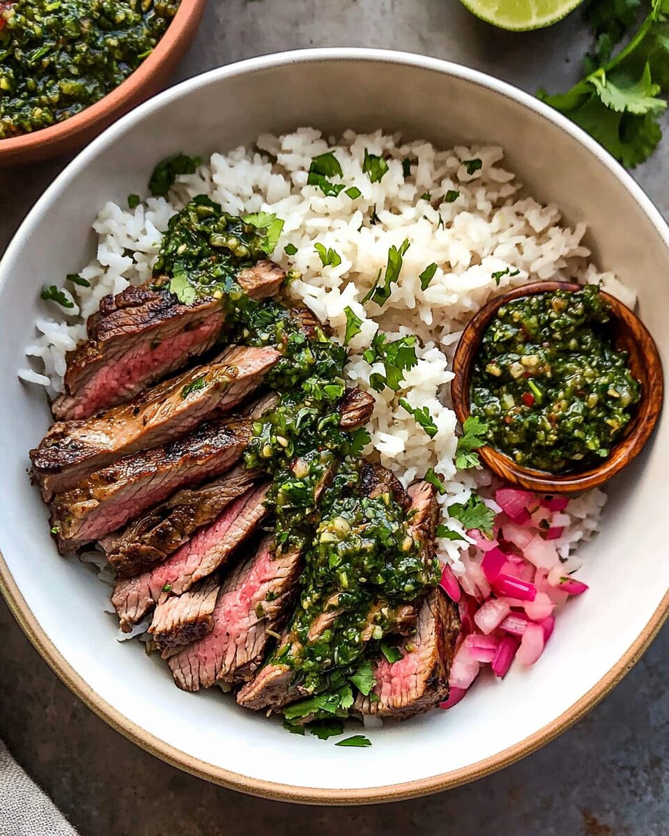 Skirt Steak Rice Bowls