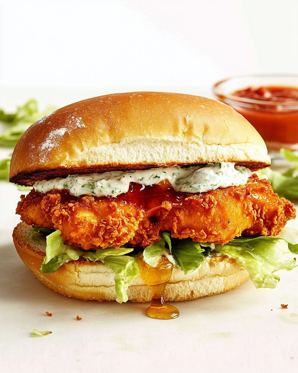 Baked Honey Hot Chicken Sandwiches