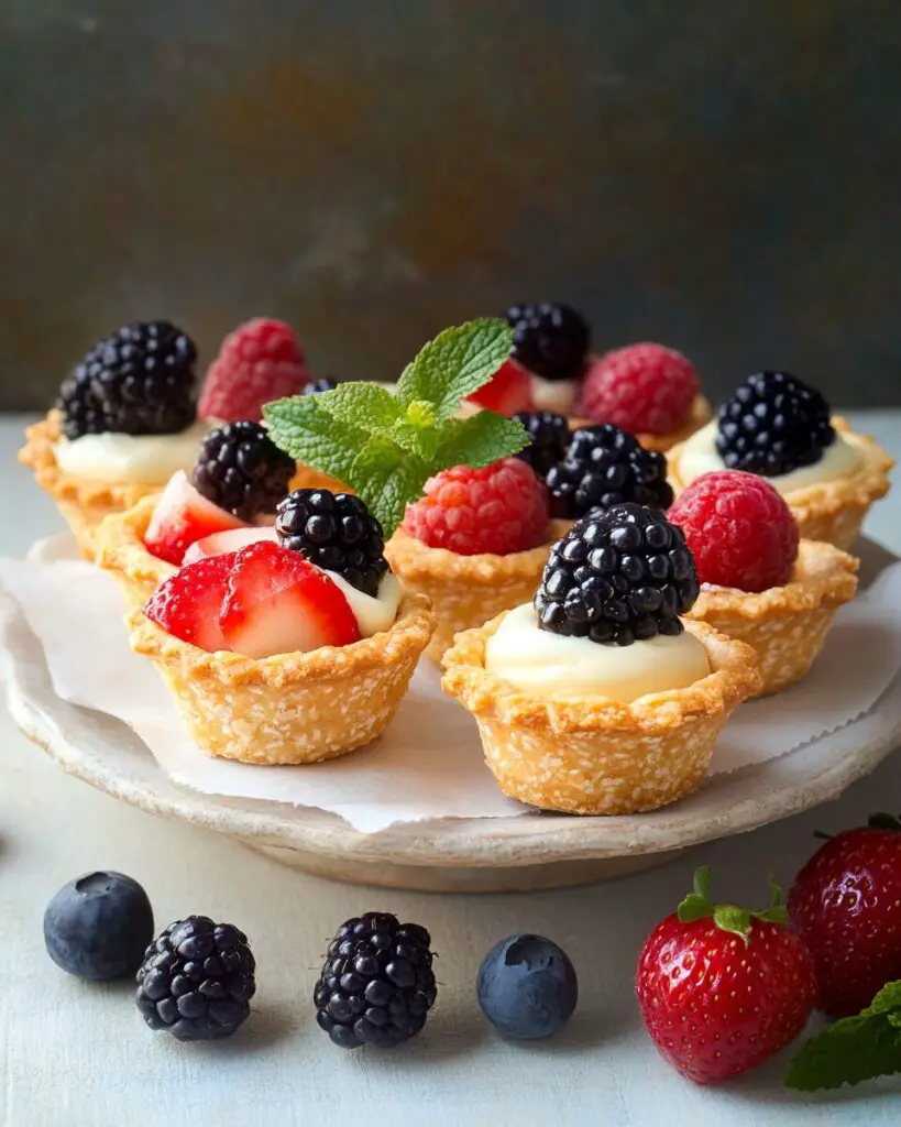 Mini Fruit Tart Canapés