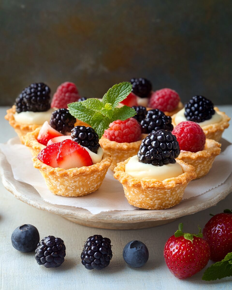 Mini Fruit Tart Canapés