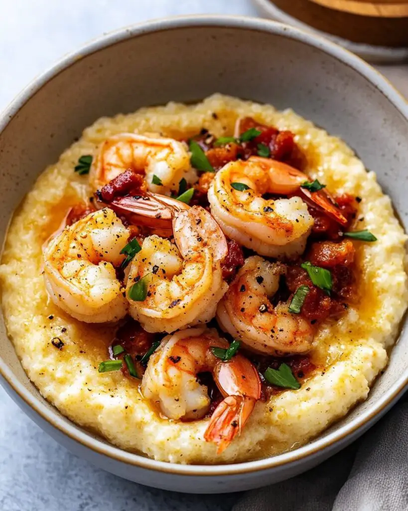 Cheesy Shrimp and Grits