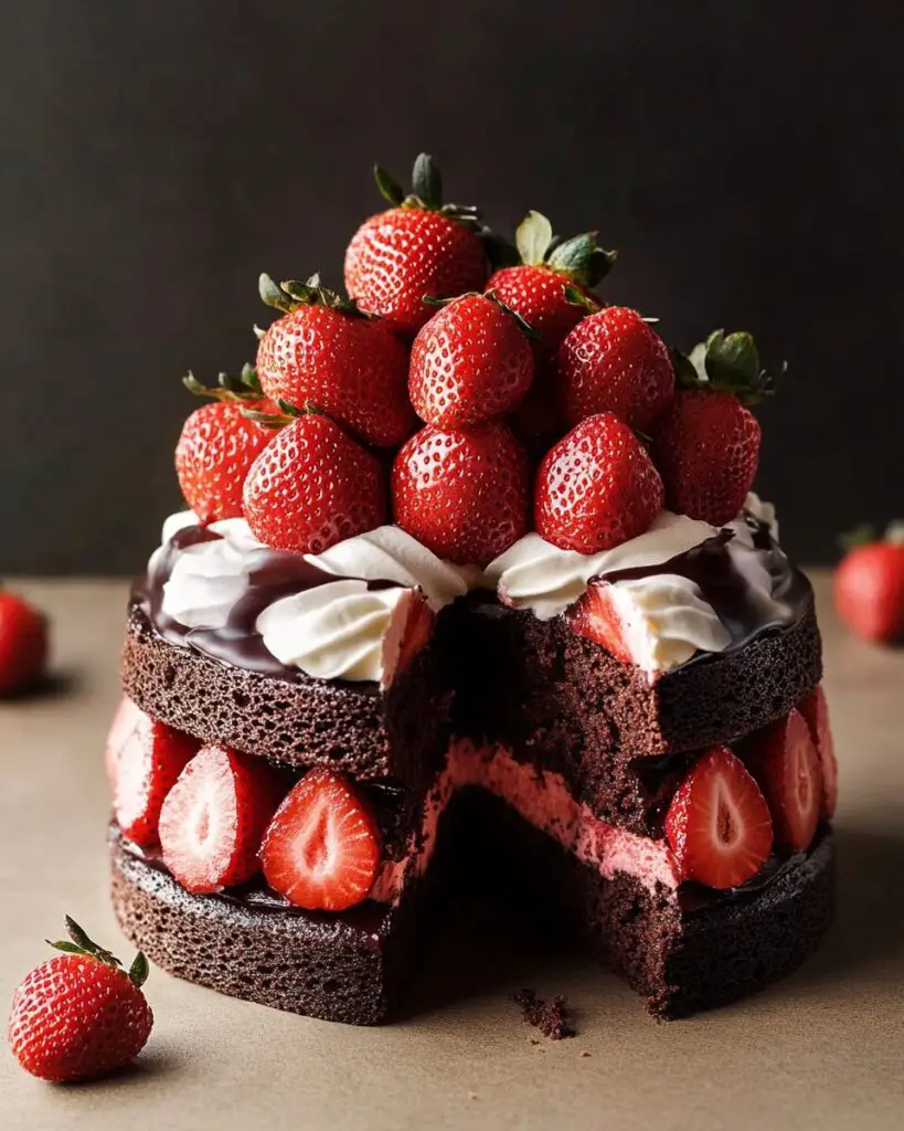 Chocolate Strawberry Cake