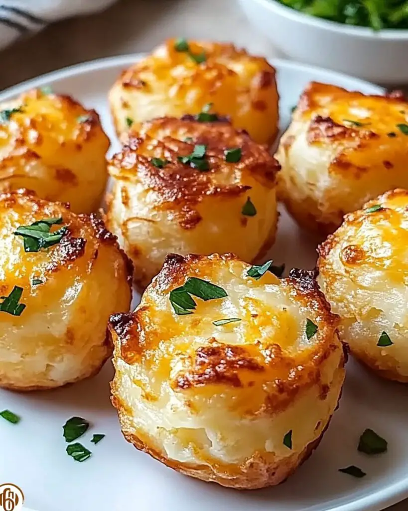 Cheesy Mashed Potato Puffs