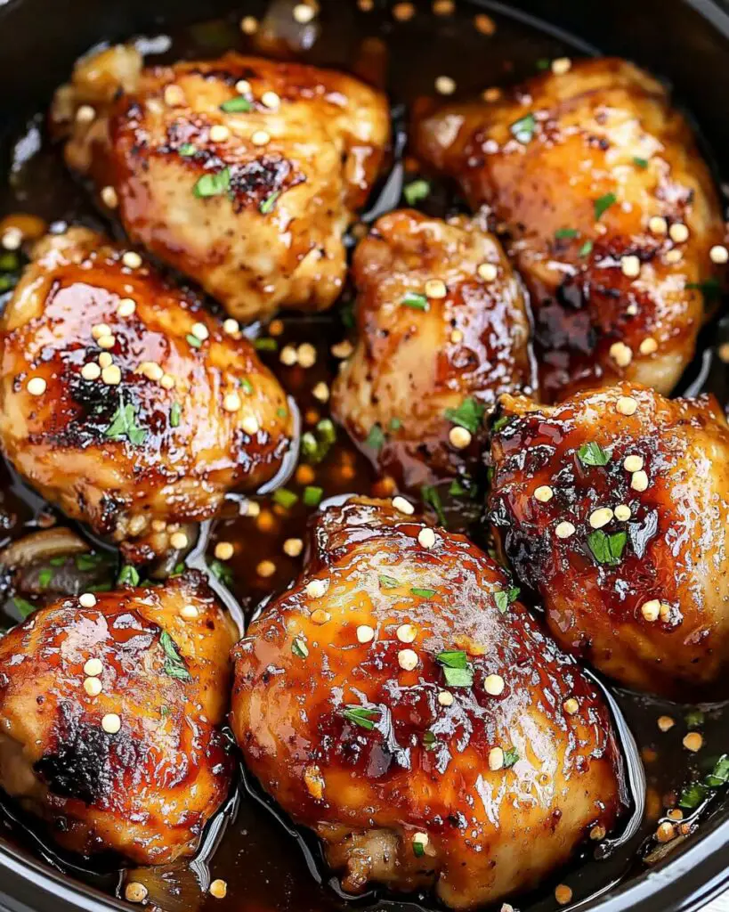 Crock Pot Honey Garlic Chicken