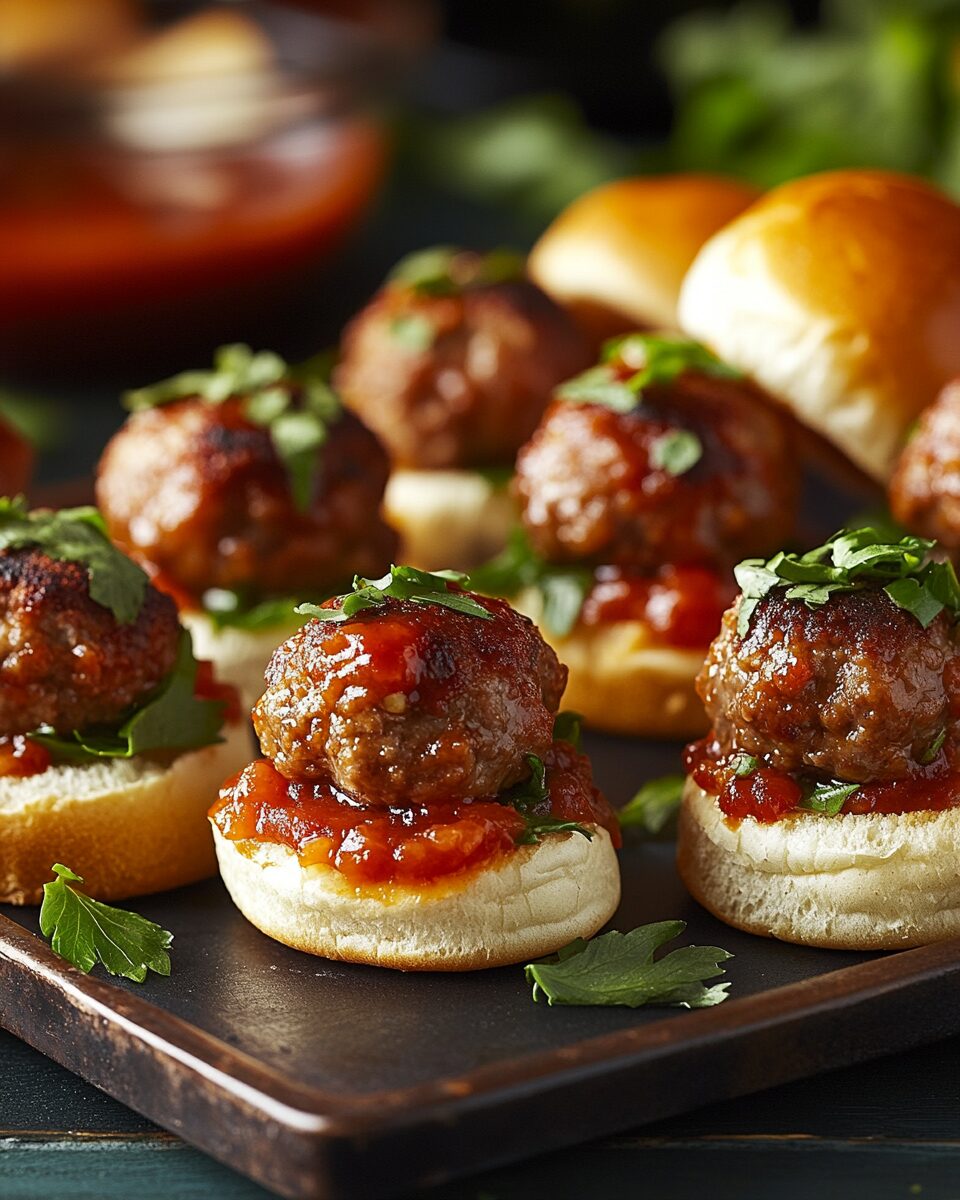 Meatball Slider Bites