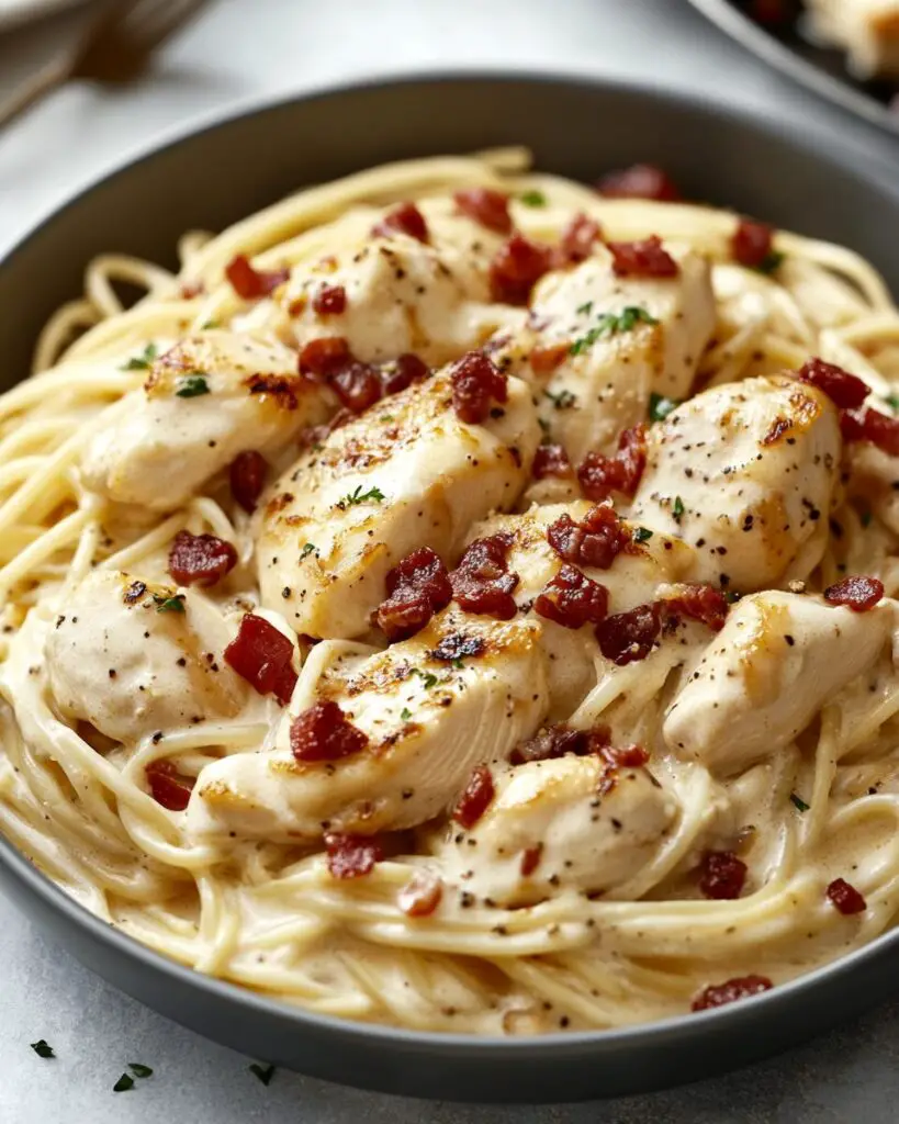 Creamy Chicken Carbonara