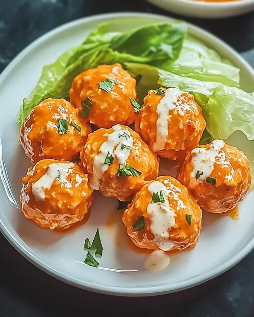 Buffalo Chicken Meatballs