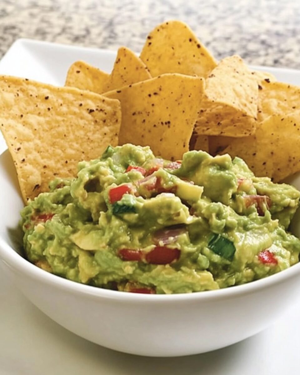 Guacamole with Crispy Tortilla Chips