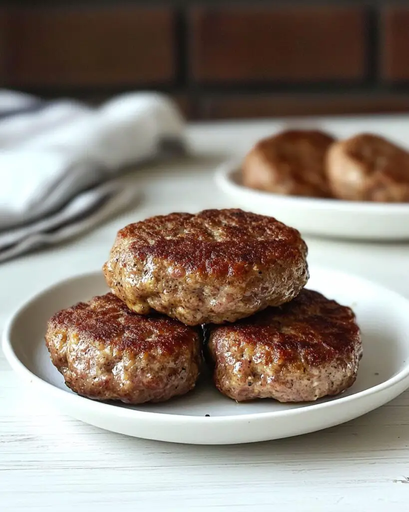 Paleo Breakfast Sausage Patties