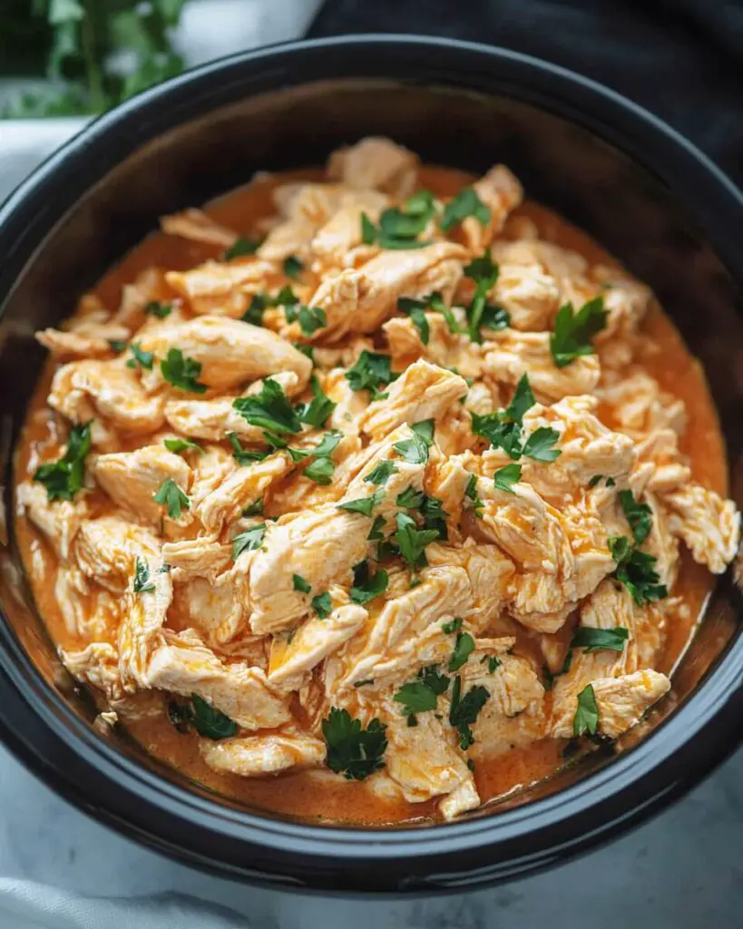 Crockpot Buffalo Chicken