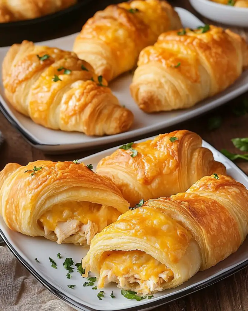 Cheesy Chicken Crescent Rolls