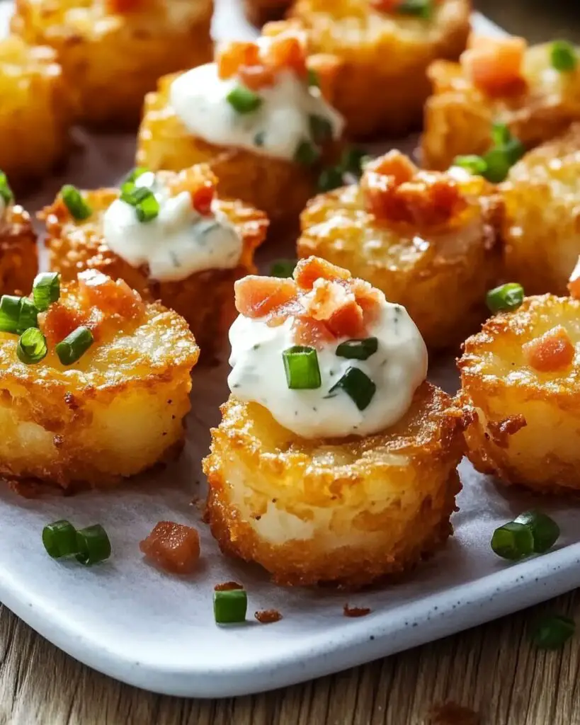 Loaded Tater Tot Appetizers