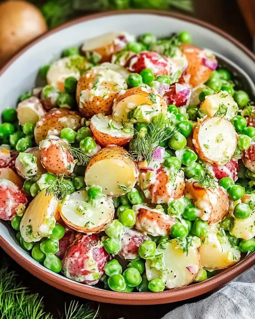 English Pea and Potato Salad