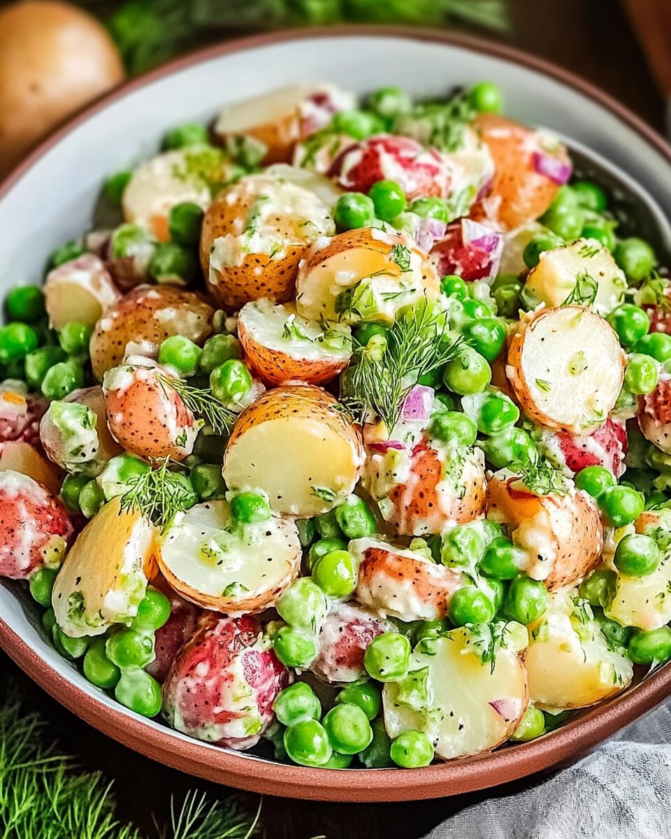 English Pea and Potato Salad