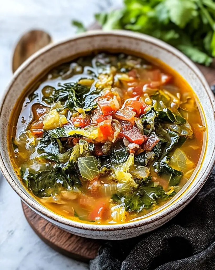 Collard Greens and Cabbage Soup