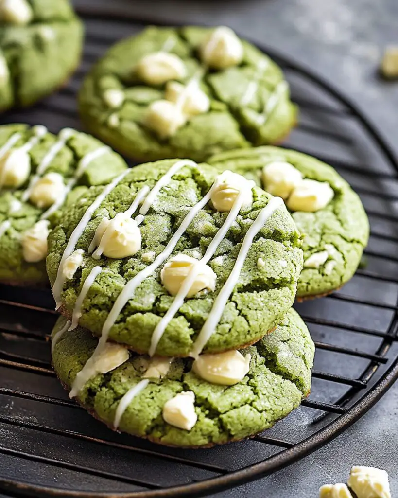 Matcha White Chocolate Cookies
