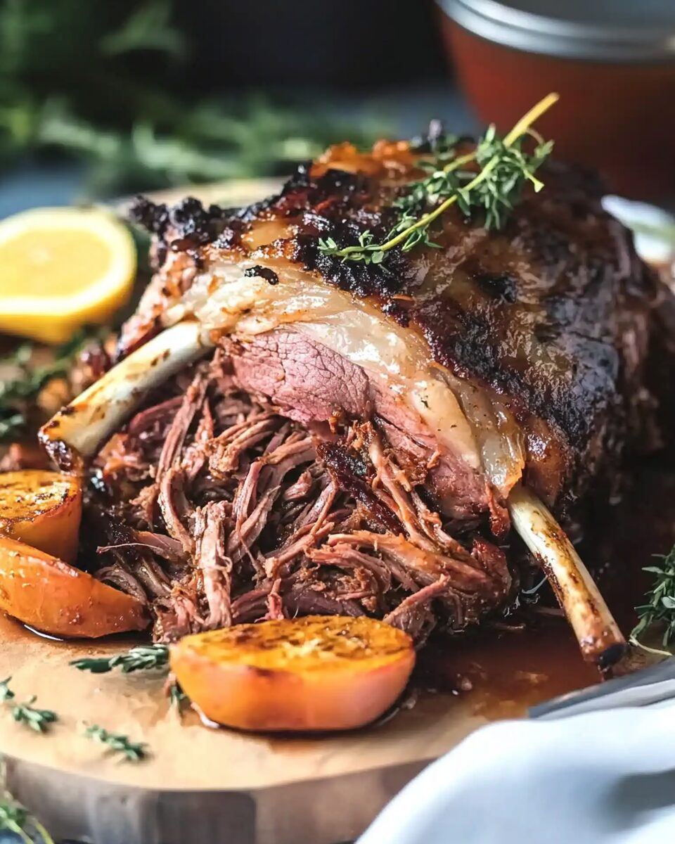 Slow Roasted Lamb Shoulder
