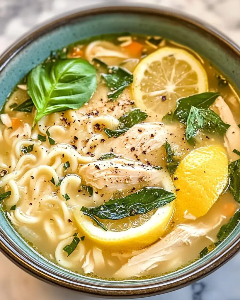 Slow Cooker Greek Lemon Chicken Soup