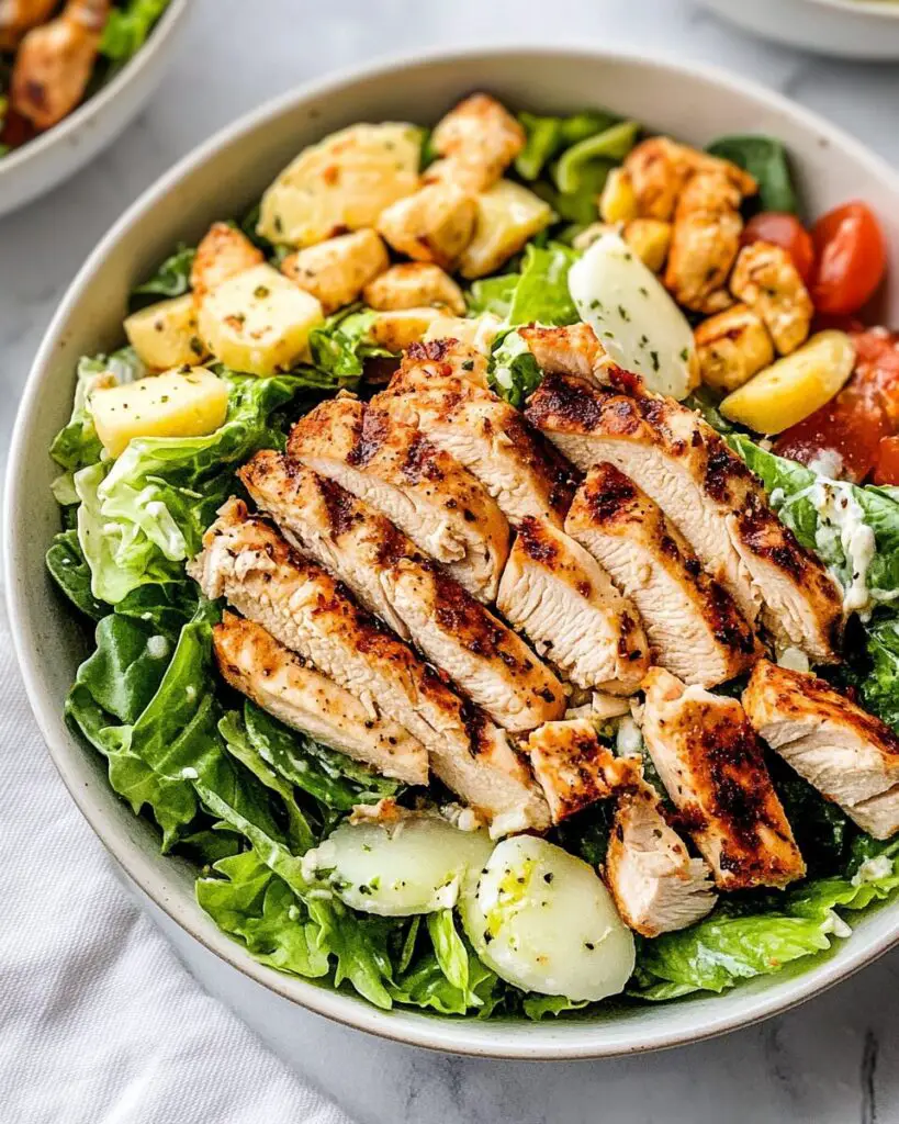 Grilled Chicken Caesar Salad Bowl