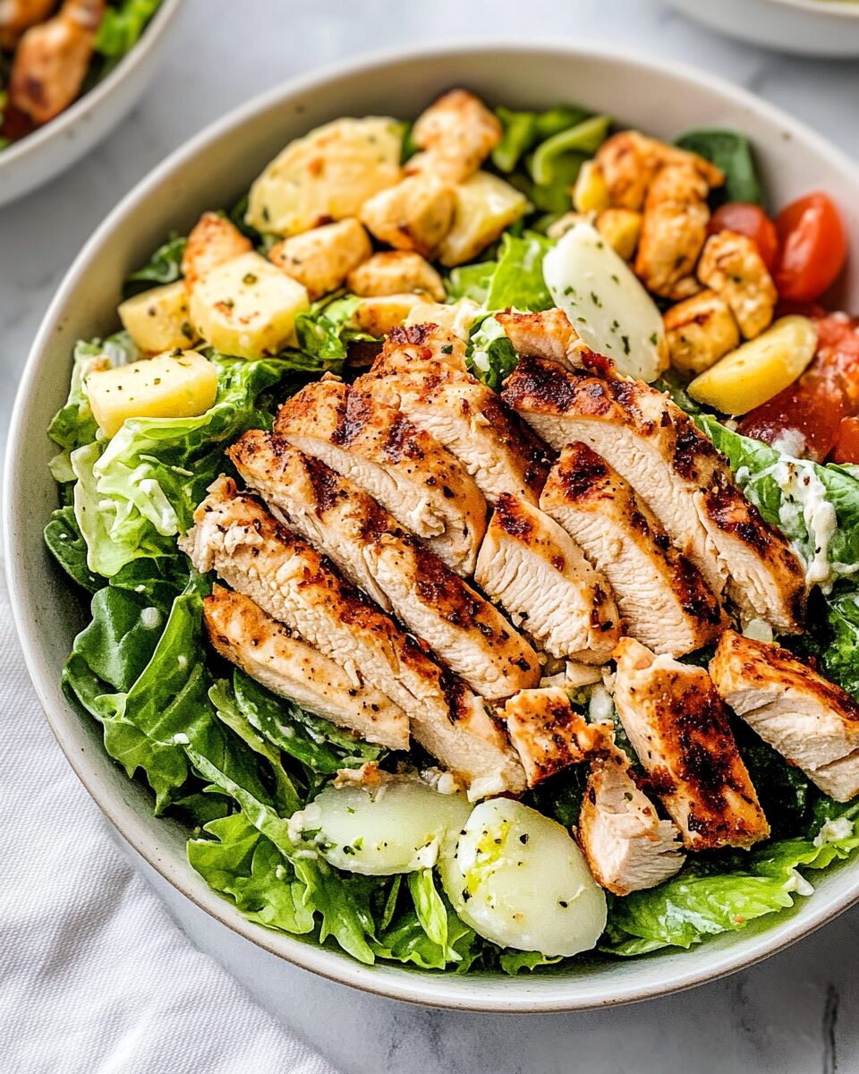 Grilled Chicken Caesar Salad Bowl