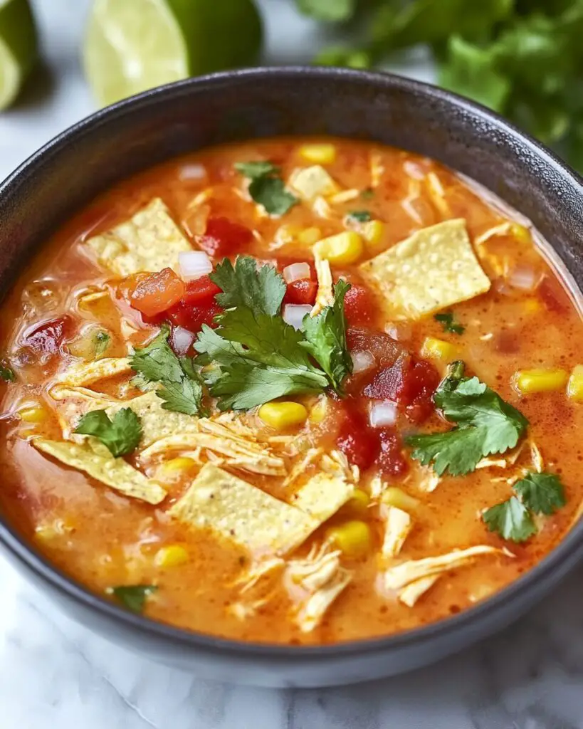 Chicken Enchilada Soup