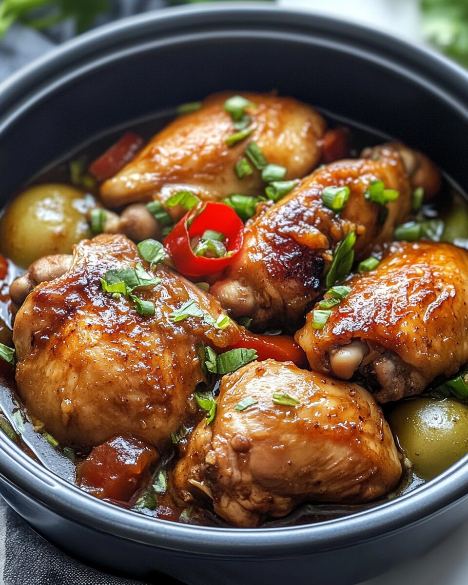 Slow Cooker Chicken Adobo