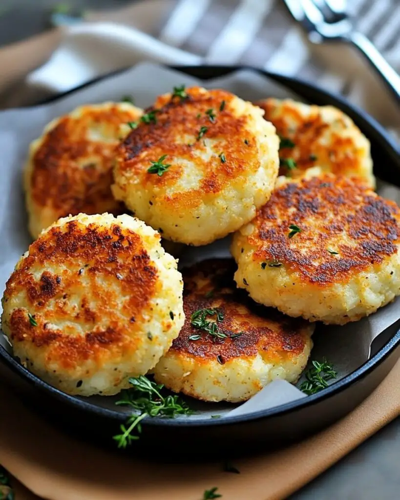 Cheesy Cauliflower Patties